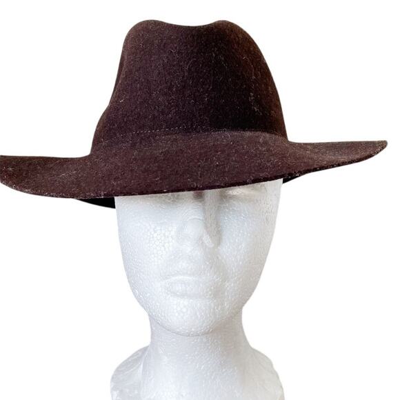 🤎 GAP 100% Wool Fedora Hat – Chocolate Brown (Size S/M) - Picture 5 of 10